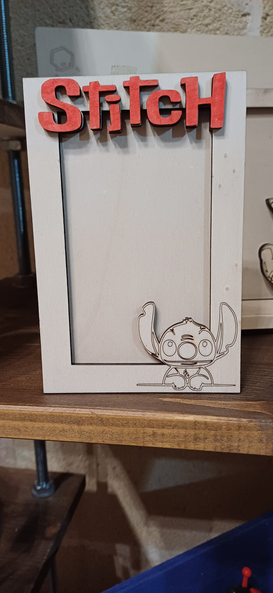Portafoto "stitch"
